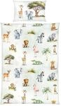 Baby Best Renforc&eacute; Wende-Bettw&auml;sche Safari 40x60 / 100x135 cm