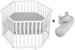 Roba Set Laufgitter inkl. Bettschlange roba Style grau 4136277