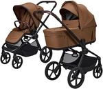 Moon Diamond Kombikinderwagen Resea FOLD Trio-Set inkl. Babyschale Cosmo 2.0 braun
