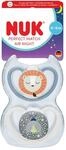 Nuk 2er-Pack Schnuller Perfect Match Air Night, 0-6M