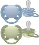 Philips Avent 2er-Pack Schnuller ultra soft, 0-6M