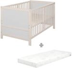 Roba Kombi-Kinderbett 70 x 140 cm mit Matratze Easy Sleep 4193716