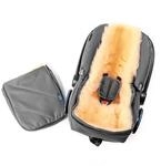 Hofbrucker Babyschale Lammfell-Fu&szlig;sack Maxi grau 4188098