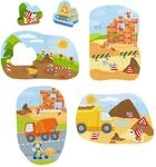 Haba 4 erste Puzzles - Baustelle