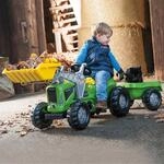 Rolly Toys&reg; Trettraktor rollyKiddy Futura mit Frontlader und Anh&auml;nger