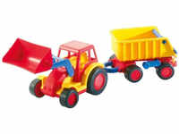 Wader Quality Toys 37657, WADER QUALITY TOYS Basics - Traktor mit Schaufel und