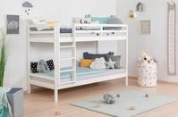 Ticaa Etagenbett Stockbett Rene Kiefer massiv Wei&szlig; 4144752