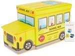 Bieco Aufbewahrungsbox mit Deckel Kinder Schulbus 4192937