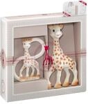 Sophie La Girafe Geschenkset Sophie + Bei&szlig;ring aus Naturkautschuk