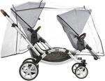 Abc Design Regenschutz f&uuml;r Kinderwagen Geschwisterwagen Zoom transparent 604008