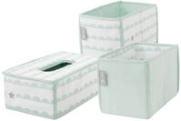 Roba 3er Set: Feuchttuchorganizer, 2x Windelbox Happy Cloud 4124146