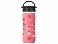 Lifefactory 17768, lifefactory Trinkflasche Classic Cap coral 350 ml rosa/pink