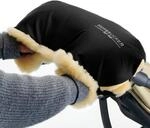Hofbrucker Lammfell-Handw&auml;rmer f&uuml;r Kinderwagen Lammfell Handmuff schwarz 4188181