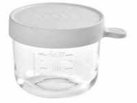 BEABA® Portionsbehälter aus Glas 150 ml hellgrau