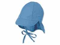 Sterntaler Schirmmütze mit Nackenschutz samtblau