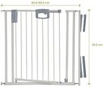Geuther Treppenschutzgitter Easylock Plus 84-92,5 cm