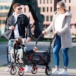 Pinolino Klappbollerwagen AddPlus mit Bremse