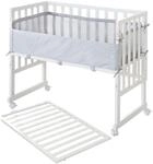 Roba Stuben- & Beistellbett 3in1 mit Barriere&nbsp; roba Style grau 4142575