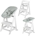 Roba Treppenhochstuhl, Set 2in1 roba Style Frosty green Born Up 4141207