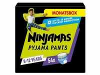 NINJAMAS Pyjama Pants Monatsbox für Jungs, 8-12 Jahre, 54 Stück
