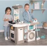 Smoby Kinderk&uuml;che Tefal Studio mit Waschmaschine