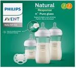 Philips Avent 4-tlg Babyflaschen-Set, Natural Response, Glas, ab Geburt