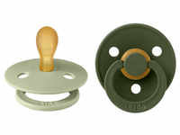 BIBS® Schnuller Colour Symmetrischer Sauger Sage & Hunter Green 0-6 Monate 2...