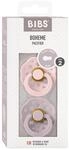 Bibs 2er-Pack Boheme Schnuller Latex, 6-18M