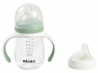 BEABA® Trinklernflasche 2 in 1, 210 ml - salbeigrün