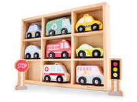 New Classic Toys Spielzeugautos inkl. Holzbox