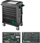 STAHLWILLE Wkz.-Sortiment m.Werkstattwagen 93/130 Schubl.6 anthrazit, RAL 7016...