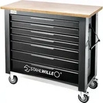 STAHLWILLE Mobile Werkbank WB 625 7 Schubl. anthrazit, RAL 7016; schwarz, RAL...