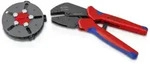 KNIPEX 97 33 03 MultiCrimp&reg; Crimpzange mit Wechselmagazin mit Mehrkomponenten-H&uuml;...