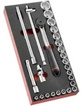 FACOM Modul - Steckschluessel 1/2Z, 23-tlg