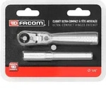 FACOM Umschaltknarre 1/4Z kompakt, 180G-Kopf