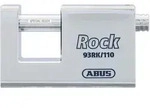 ABUS Vorhangschloss Monobloc 93RK/110 EURO-Profil ohne Zylinder konvent. Schl.