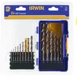 IRWIN Metallbohrer HSS-Pro TIN, Set 15-tlg.