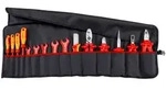 KNIPEX 98 99 13 Werkzeug-Rolltasche 15-teilig mit isolierten Werkzeugen f&uuml;r Arbe...