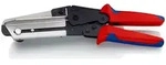 KNIPEX 95 02 21 Schere f&uuml;r Kunststoffe auch f&uuml;r Kabelkan&auml;le mit
