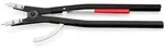 KNIPEX 46 10 A6 Sicherungsringzange f&uuml;r Au&szlig;enringe auf Wellen schwarz pulverbesc...