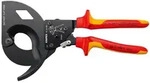 KNIPEX 95 36 280 Kabelschneider (Ratschenprinzip) isoliert mit Mehrkomponenten-H...