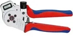 KNIPEX 97 52 65 DG A Vierdorncrimpzange f&uuml;r gedrehte Kontakte mit Mehrkomponente...