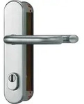 ABUS Schutzbeschlag HLZS814 ER beidseitig Dr&uuml;cker EK
