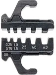 KNIPEX 97 39 08 Crimpeinsatz f&uuml;r isolierte + unisolierte Aderendh&uuml;lsen 0.25 - 6 ...