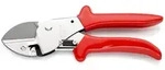 KNIPEX 94 55 200 Amboss-Schere mit Kunststoff-H&uuml;llen verchromt 200 mm