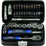 PROJAHN 1/4" Mini Steckschl&uuml;ssel- & Bit-Box, 38tlg. mit markierten Bits