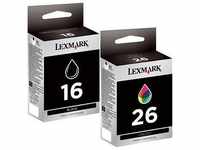 Lexmark 1626/80D2126, Lexmark 1626 / 80D2126 Tintenpatrone schwarz color...