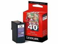 Lexmark 40/18Y0340E, Lexmark 40 / 18Y0340E Tintenpatrone schwarz red blue original