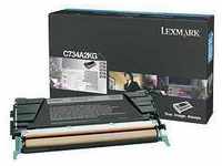 Lexmark C734A2KG, Lexmark C734A2KG Toner schwarz original 8000 Seiten