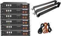 Pylontech 6 x US2000C 14,4 kWh Solarspeicher Lithium LiFePO4 inkl. Halterung, Rack